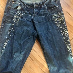 Rock & Roll Denim Bell bottom trousers